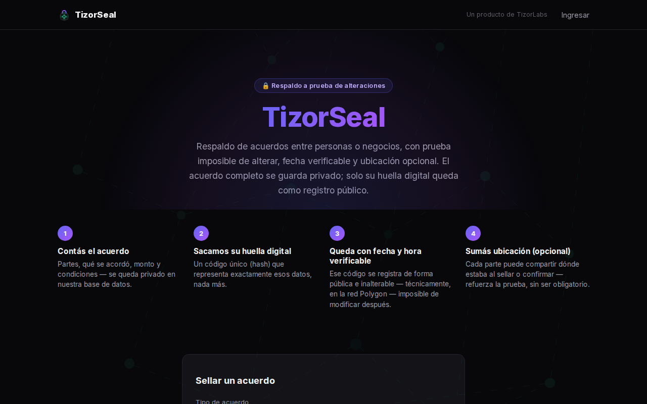 Captura de TizorSeal